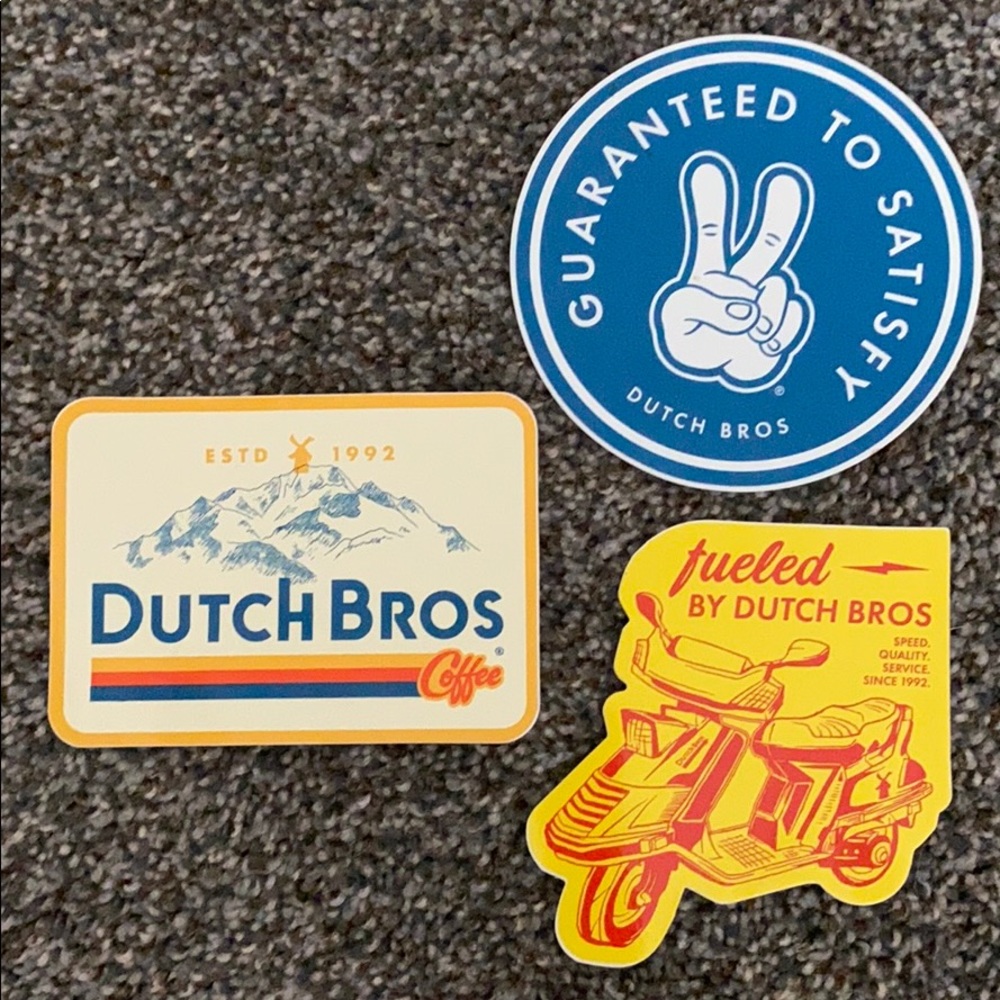 dutch bros sticker pack